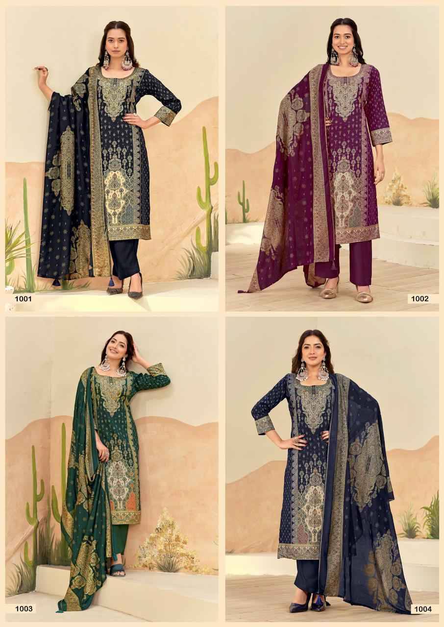 TAAZGI By MUMTAZ ARTS 1001 TO 1004 Series Beautiful Festive Suits Stylish Fancy Colorful Casual Wear & Ethnic Wear VISCOSE JAM DIGITAL PRINT Dresses At Wholesale Price